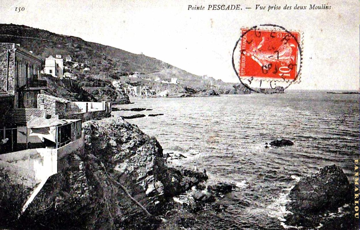 Alger - Pointe Pescade - Vue prise des Deux Moulins - 1908.jpg